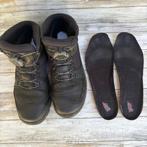 Red Wings Shoes 9.5D Mens Tradesman Safety Toe Hiker Boot Boa Lace Waterproof - Picture 14 of 16